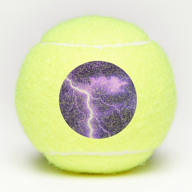 beautiful sky, thunder tennis balls (Front)