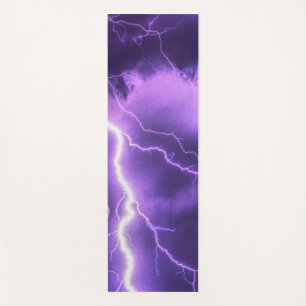 beautiful sky, thunder yoga mat