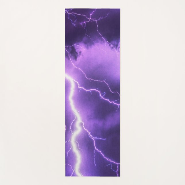 beautiful sky, thunder yoga mat (Front)
