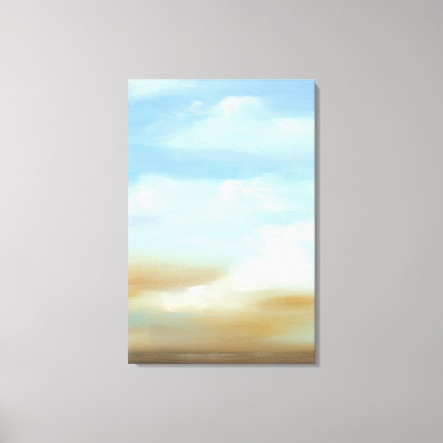 Beautiful Skyscape with Fluffy Clouds Canvas Print (Front)