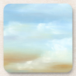 Beautiful Skyscape with Fluffy Clouds Coaster