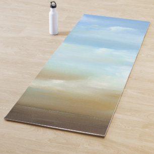 Beautiful Skyscape with Fluffy Clouds Yoga Mat