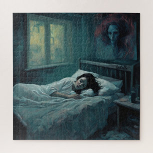 Beautiful Sleeping Girl Dreams Jigsaw Puzzle