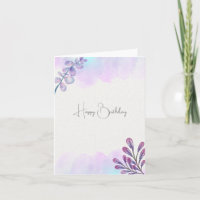 Beautiful Small Birthday Card