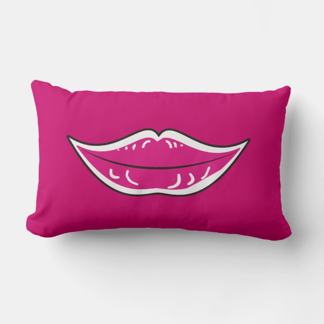 beautiful smile American MoJo Pillow (Front)