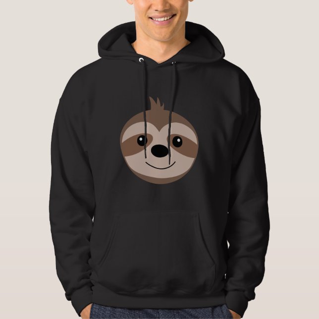 Beautiful smiling sloth hoodie (Front)