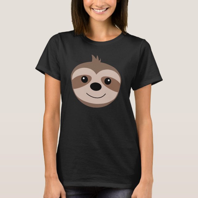 Beautiful smiling sloth T-Shirt (Front)