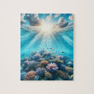 Beautiful snorkelling reef jigsaw puzzle
