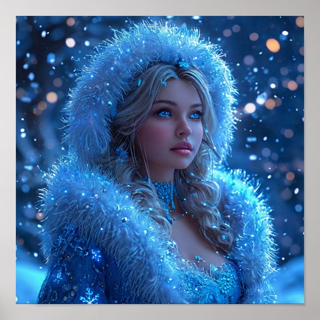 Beautiful Snow Maiden Poster (Front)