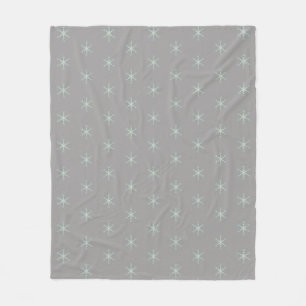 Beautiful Snowflake Pattern Fleece Blanket