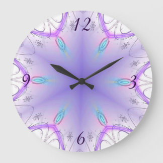 Beautiful Snowflakes Clock