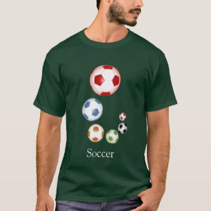 Beautiful soccer(football) set of balls T-Shirt