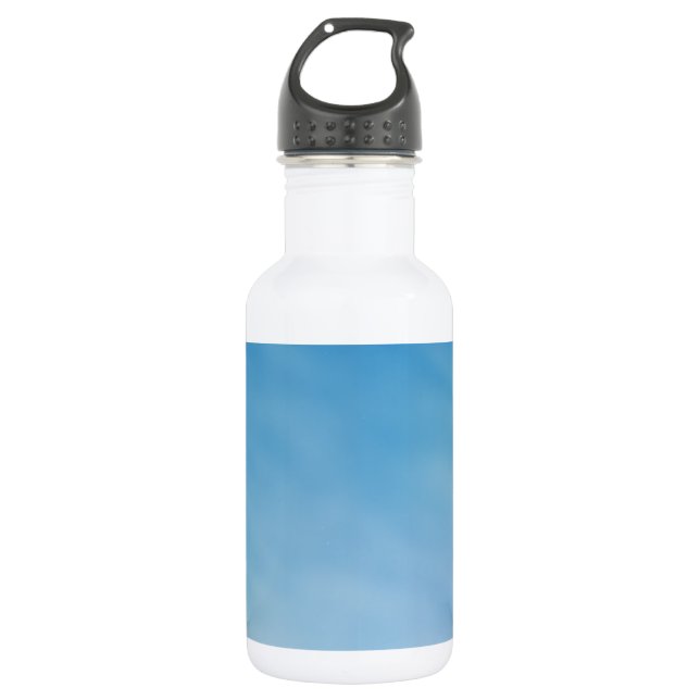 Beautiful Soft Blue Sky with Dreamy Clouds 532 Ml Water Bottle (Front)