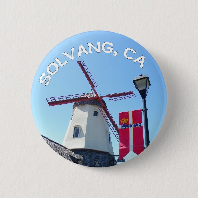 Beautiful Solvang Button! 6 Cm Round Badge (Front)