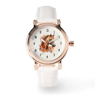 Beautiful Sorrel Horse Portrait Watch