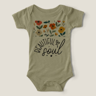 Beautiful Soul Floral Graphic design Inspirational