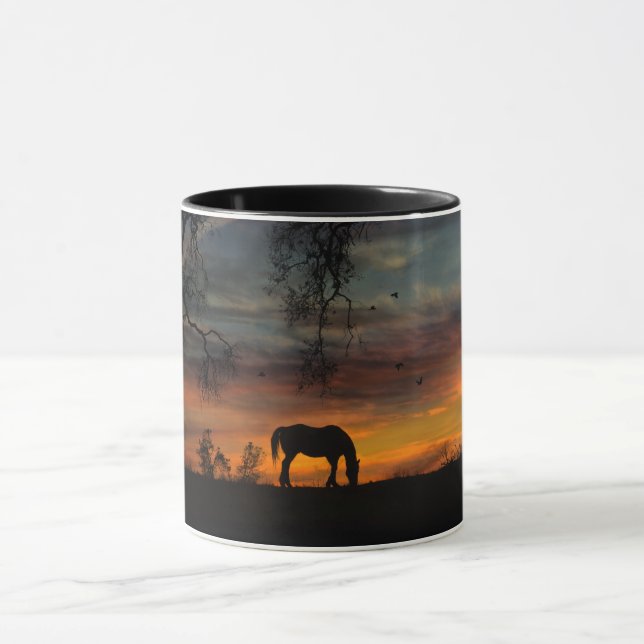 Beautiful Southwestern Horse Coffee Mug (Center)