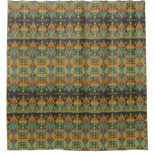 Beautiful Southwestern Style Shower Curtain