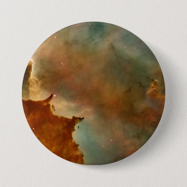 beautiful space 7.5 cm round badge (Front)