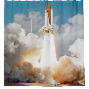 Beautiful Space Shower Curtain