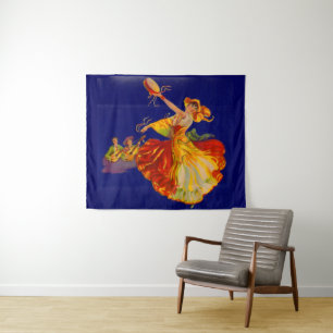 beautiful Spanish dancer Tapestry