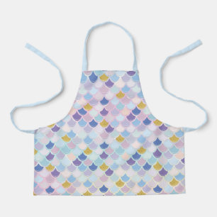Beautiful Sparkle Crystal Mermaid Apron