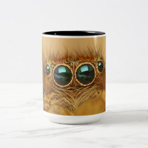 Beautiful Spider Eyes Two-Tone Coffee Mug