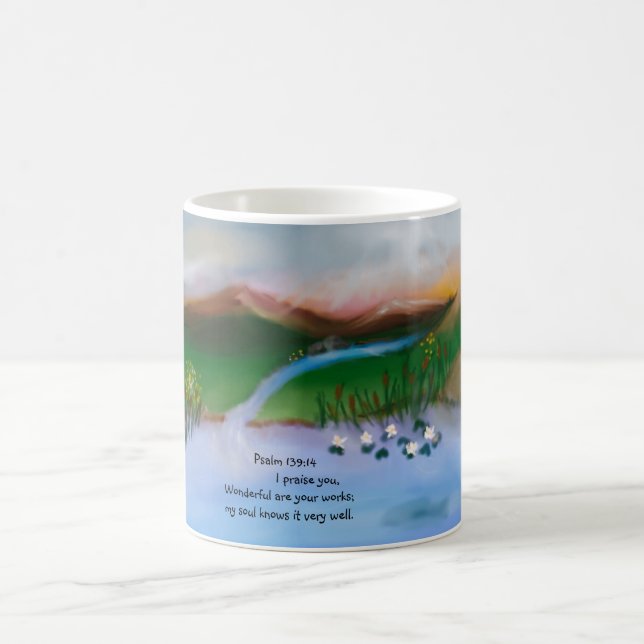 Beautiful spiritual original designed mug (Center)