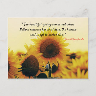 Beautiful Spring - Famous Quote Postcard