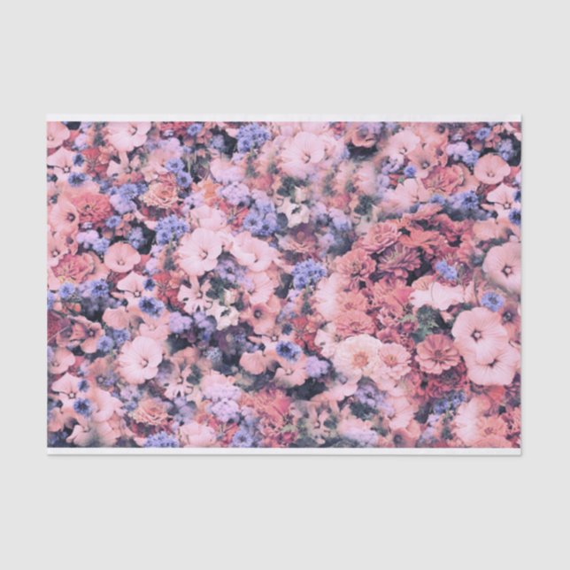 Beautiful Spring Floral Gift Tissue Paper (Front)