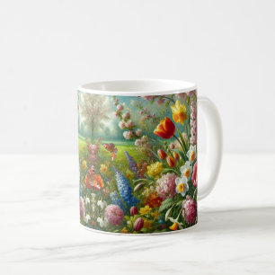 Beautiful Spring Flowers Coffee Mug