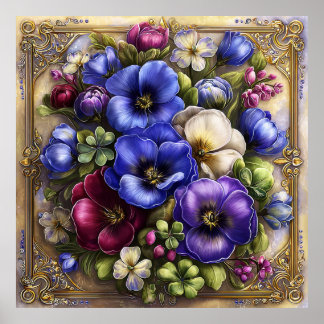 Beautiful Spring Flowers Wall Art 12