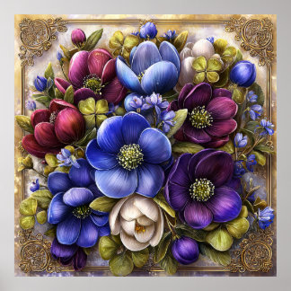 Beautiful Spring Flowers Wall Art 13