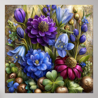 Beautiful Spring Flowers Wall Art 14