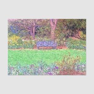 Beautiful Spring Garden Tissue Paper