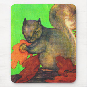 beautiful squirrel mouse pad