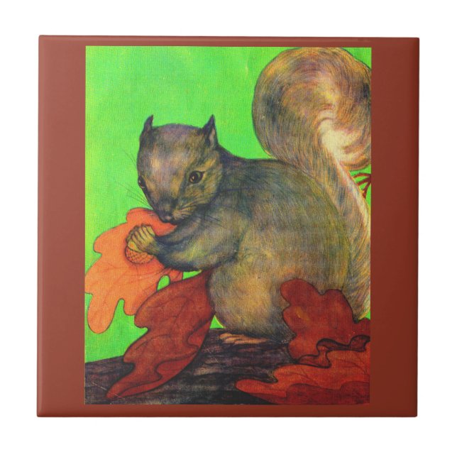 beautiful squirrel tile (Front)