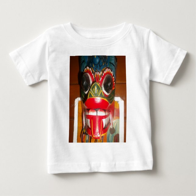 Beautiful Sri Lankan Traditional Fire Mask Art   Baby T-Shirt (Front)