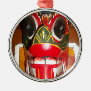 Beautiful Sri Lankan Traditional Fire Mask Art Metal Tree Decoration