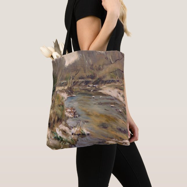 Beautiful St Louis County Kiefer Creek in Winter Tote Bag (Close Up)