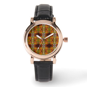 Beautiful Stained Glass Window Pattern  Watch