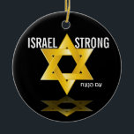Beautiful Star of David Ceramic Tree Decoration<br><div class="desc">Customise or delete the back. As with most of my product, this is an act of love for you, and it warms my heart as I create. I paid the Legal Fees combined to license this art to use on my Zazzle store for you (and I will only design on...</div>