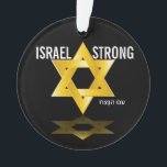 Beautiful Star of David Ornament<br><div class="desc">Customise or delete the back. As with most of my product, this is an act of love for you, and it warms my heart as I create. I paid the Legal Fees combined to license this art to use on my Zazzle store for you (and I will only design on...</div>