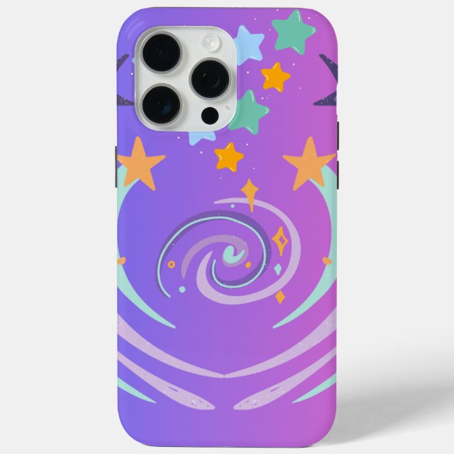 beautiful stars and heart Case-Mate iPhone case (Back)