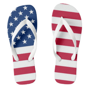 beautiful stars and stripes jandals