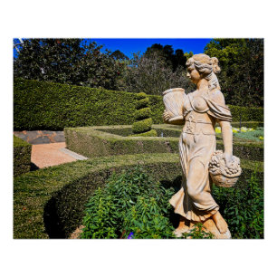 Beautiful statue in Queens Park Toowoomba  Poster