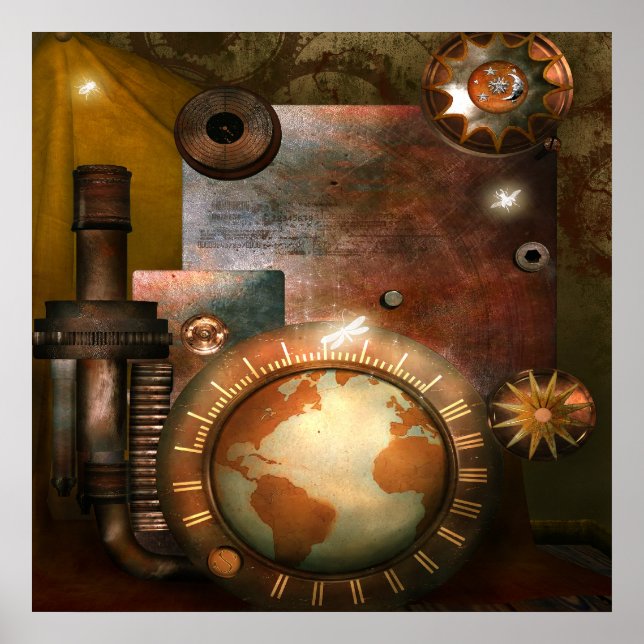 Beautiful Steampunk Poster (Front)