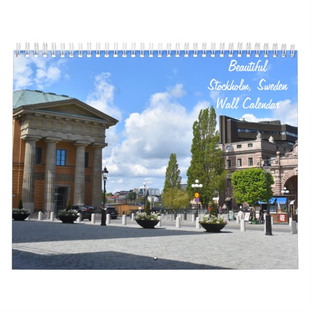 Beautiful Stockholm, Sweden Wall Calendar (Cover)