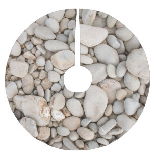 beautiful stone brushed polyester tree skirt