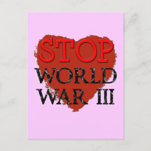 Beautiful Stop War Postcard! Postcard